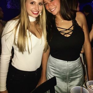 White Ribbed Body Suit